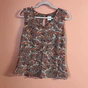 Cabi Bird Floral Blouse